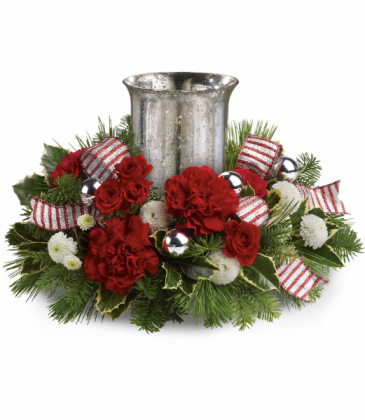  Holly Jolly Centerpiece All-Around Floral Arrangement in Winnipeg, MB | KINGS FLORIST LTD