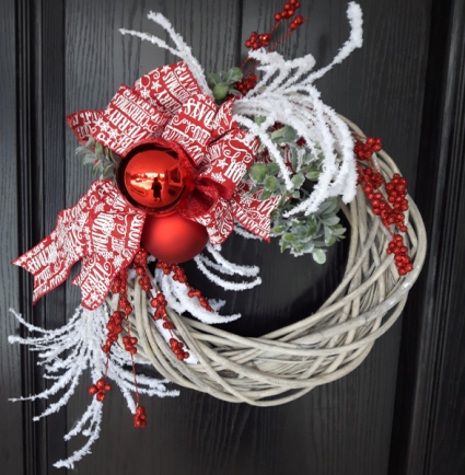 Holly Jolly CHristmas Artificial Wreath