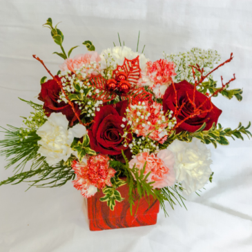 Holly Jolly Christmas Fresh Cut Arrangement in Corner Brook, NL | The Orchid Holly Jolly Christmas Fresh Cut Arrangement in Corner Brook, NL | The Orchid