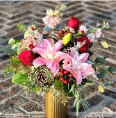 Holly Jolly Floral arrangement