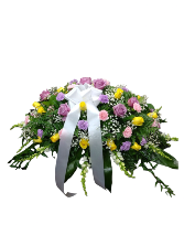 Fondest Farewell Casket Spray Flowers