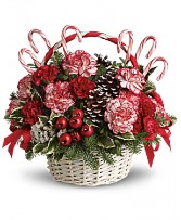 Basket Of Christmas Flowers Basket Of Christ 