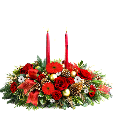 Home for Christmas Centerpiece in Kanata, ON | Ginestra Flower Shop Home for Christmas Centerpiece in Kanata, ON | Ginestra Flower Shop