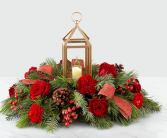 Home for Christmas Lantern Centerpiece #19-c3