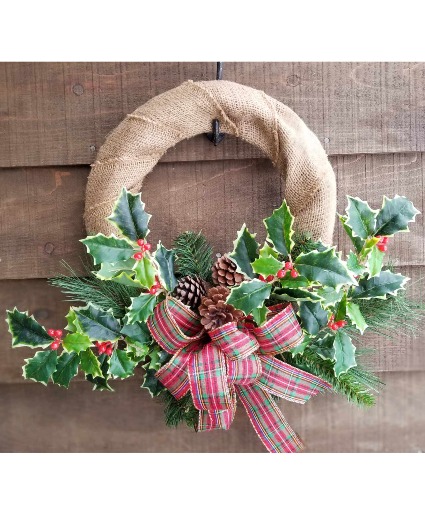 Home for the Holidays Silk Wreath