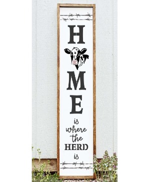 # 3 Home Is Where The Herd Is Porch Sign Workshop Trendy Workshop