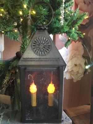 Home Punched Tin Carriage Lantern