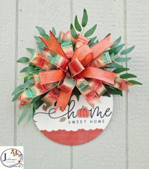 'Home Sweet Home' Fall Door Hanger  