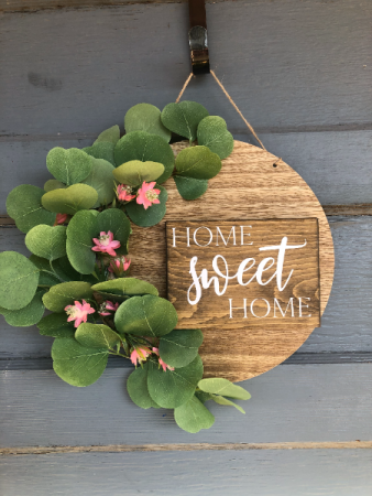 Home Sweet Home Wooden Door/Wall decor