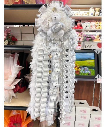 HOMECOMING MUM 00 CUSTOM COLOR BELONG SCHOOL in Sugar Land, TX | BOUQUET FLORIST