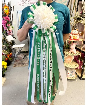 HOMECOMING MUM 03 CUSTOM COLOR BELONG SCHOOL