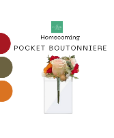 Homecoming Pocket Boutonniere Special Occasion