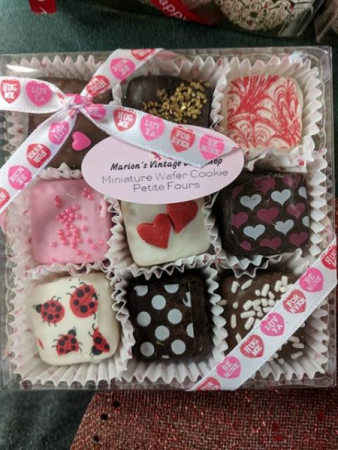 Homemade Petite Fours Wafer Candies