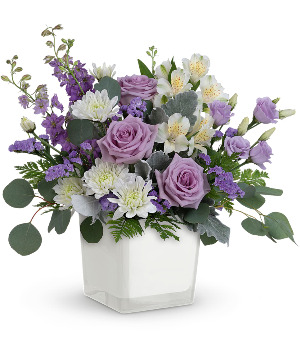 Teleflora's Honey Lavender Blooms Bouquet TEV66-6A