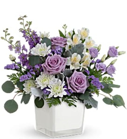 Honey Lavender Blooms Bouquet   TEV66-6A 