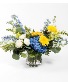 Honeysuckles and Blue Tides Fresh Arrangement 