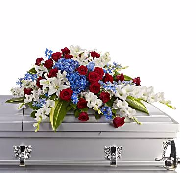 Honor and Service Casket Spray