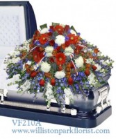 Honorable Veteran Funeral Casket Spray Funeral Flowers