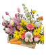 Hop on into spring fresh flowers