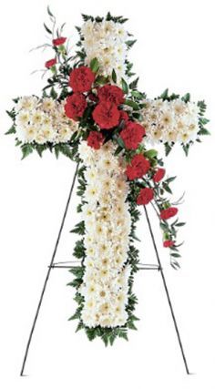 HOPE AND HONOR CROSS STANDING SPRAY