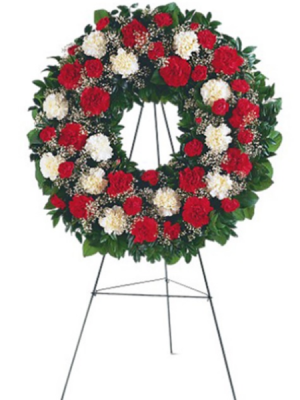 Hope and Honor Standing Wreath Standing spray