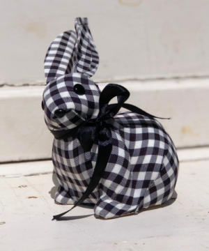 Hoppity Checked Bunny