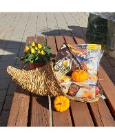 Horn Of Plenty Gift Basket