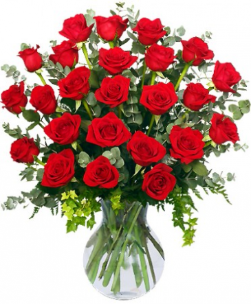 *HOT DEAL*  24 Radiant Red Roses in Locust, NC | Red Bridge Floral and Marketplace