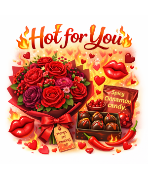 HOT FOR YOU FRESH ARRANGEMENT