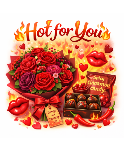 HOT FOR YOU FRESH ARRANGEMENT