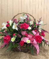 Hot! Hot! Pink Basket 