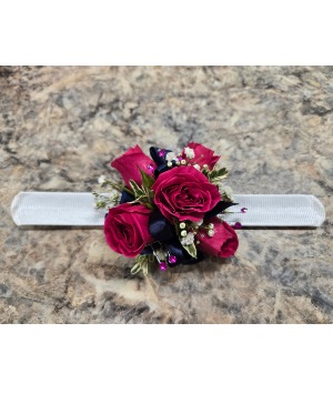 Hot In Pink Prom Corsage