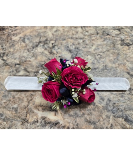 Hot In Pink Prom Corsage