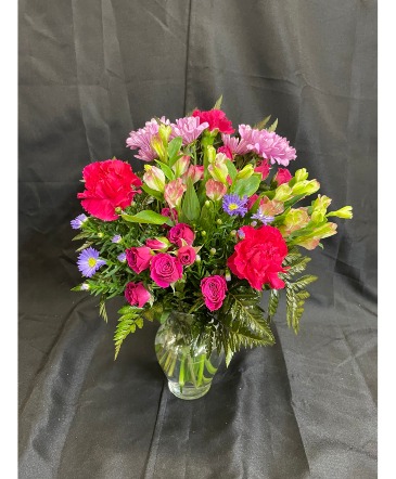 Hot off the presses vase in Columbus, IN | The Red Poppy Flowers and Gifts