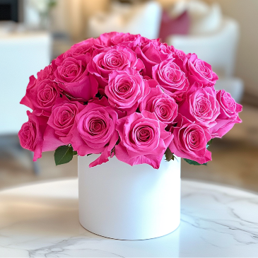 Hot Pink Bouquet   in Coral Gables, FL | FLOWERS AT THE GABLES