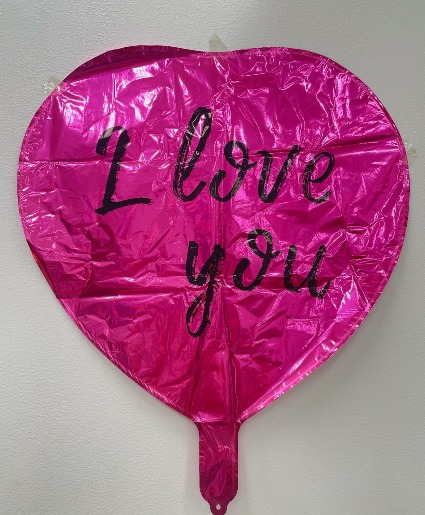 Hot Pink I Love You Balloon IV-3