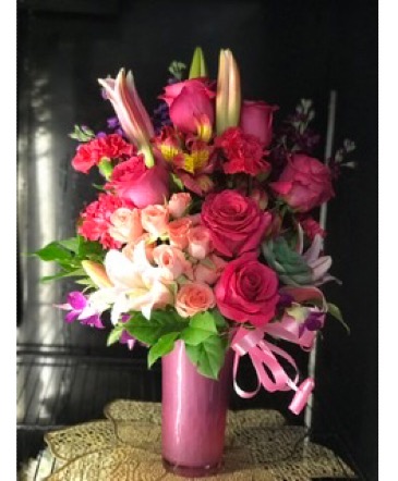  Pink Splendor Just Because in Lauderhill, FL | A ROYAL BLOOM FLOWERS & GIFTS