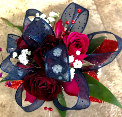 Hot Pink & Navy prom