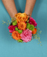 HOT PINK & ORANGE Handheld Bouquet