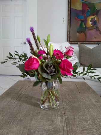 Hot pink Roses delight