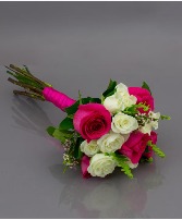 HOT PINK & WHITE BQT PROM