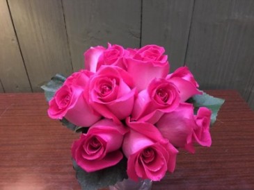 Hot Pinks Prom Flowers