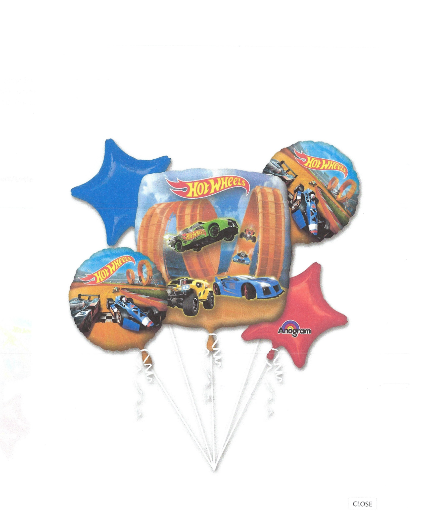 HOT WHEELS BALLOON BOUQUET BALLOONS