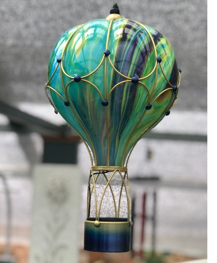 Hotair Balloon- Warm Glow Solar Lantern- large