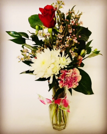 How Sweet Bud Vase Rose Mix