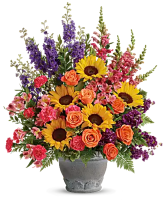 Hues of Hope Bouquet sympathy Arrangement