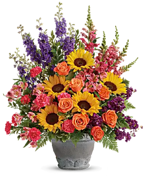 Hues of Hope Bouquet sympathy Arrangement