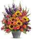 Hues of Hope Bouquet sympathy Arrangement