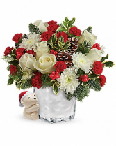Hug Bear Buddy Bouquet holiday