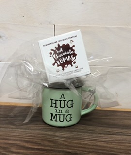 Hug in a mug Mug and chocolate bomb